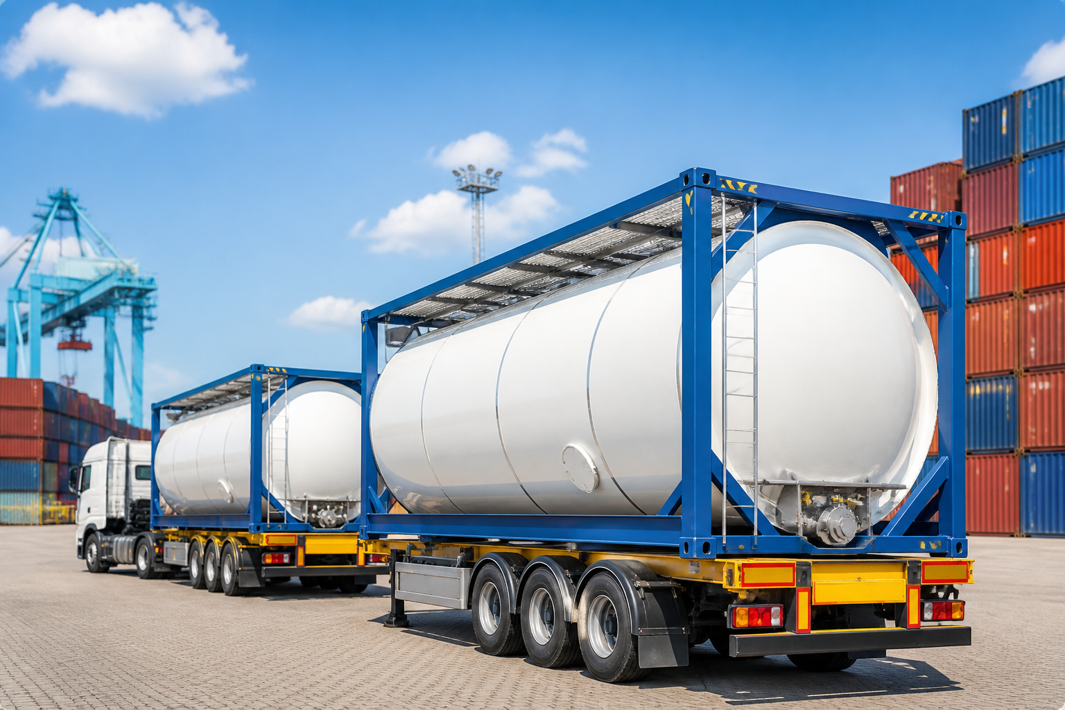 ISO Tank hình ảnh dịch vụ logistics
