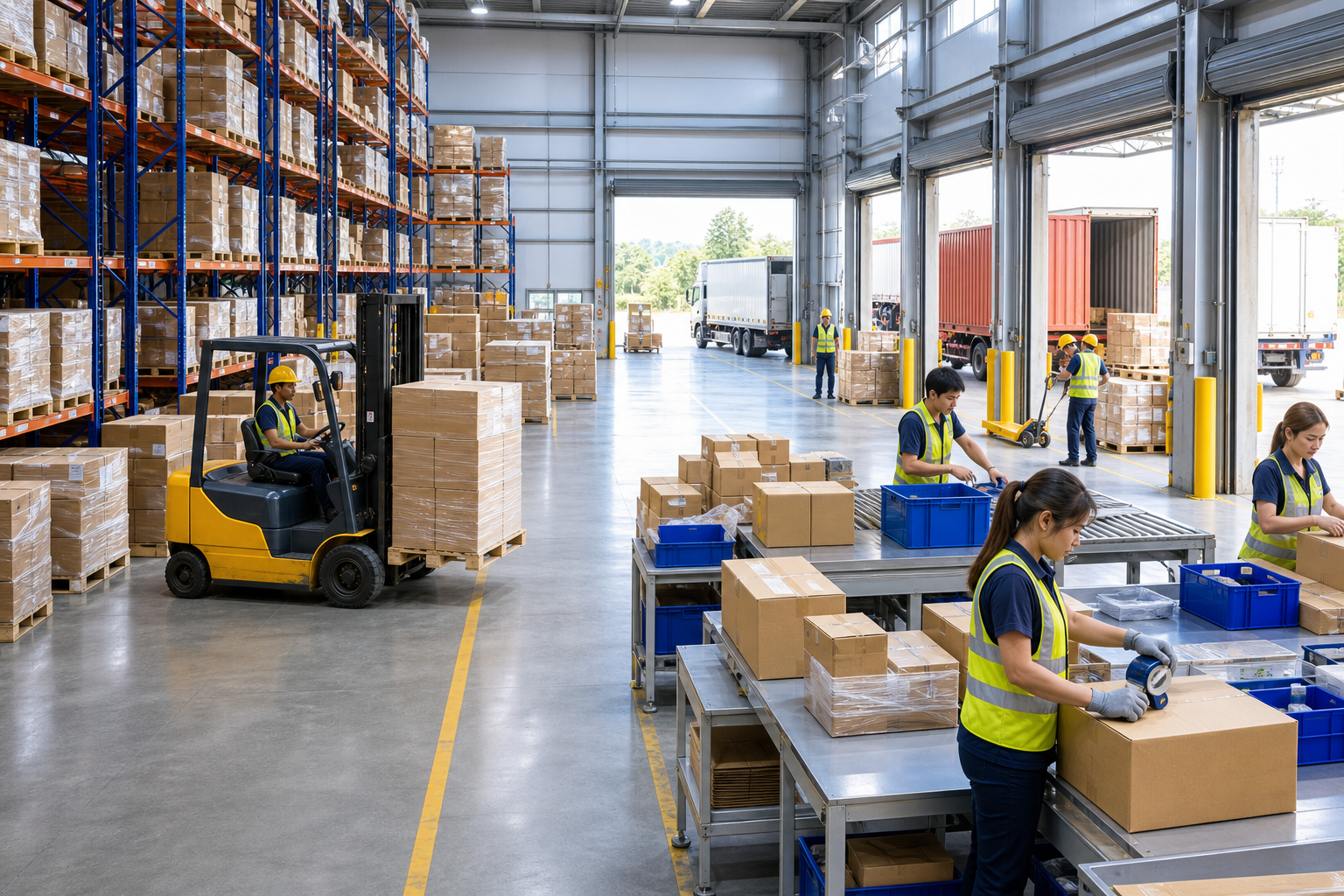 Dịch vụ Kho bãi hình ảnh dịch vụ logistics